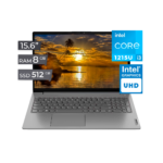 LAPTOP LENOVO V15 G3 IAP Intel Core i3-1215U, 8GB DDR4, 512GB SSD, PANT. 15.6"FHD, TECLADO ESPAÑOL, FREE DOS, CONECTOR RJ45, COLOR IRON GREY. (82TT00EALM)