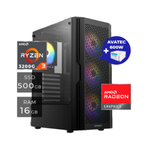PC AMD RYZEN 3 3200G+MONITOR LG 19.5"