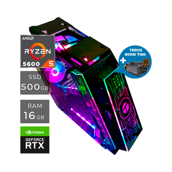 PC AMD RYZEN 5 5600 + RTX 3050 8G