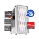 PC AMD RYZEN 5 5600GT + MONITOR ASUS BLANCO