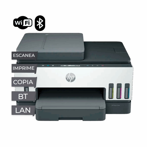 IMPRESORA MULTIFUNCIONAL HP SMART TANK 750 WIFI/BT/LAN