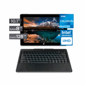 NOTEBOOK ADVANCE C4058 2 EN 1 INTEL CELERON N4020; 8GB RAM LPDDR4; 128GB EMMC; INTEL UHD GRAPHICS; PANTALLA TÁCTIL 10.1" 1280X800; TECLADO ESPAÑOL; WINDOWS 11 HOME