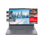 LAPTOP LENOVO IDEAPAD SLIM 3 14ARP10 - AMD RYZEN 7 7735HS, RAM 16GB DDR5, 512GB SSD, PANTALLA 14" WUXGA (1920X1200) OLED, TECLADO ESPAÑOL, FREEDOS (83K6005DLM)